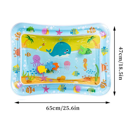 Baby Water Play Mat Inflatable PVC Tummy Time Activity Mat