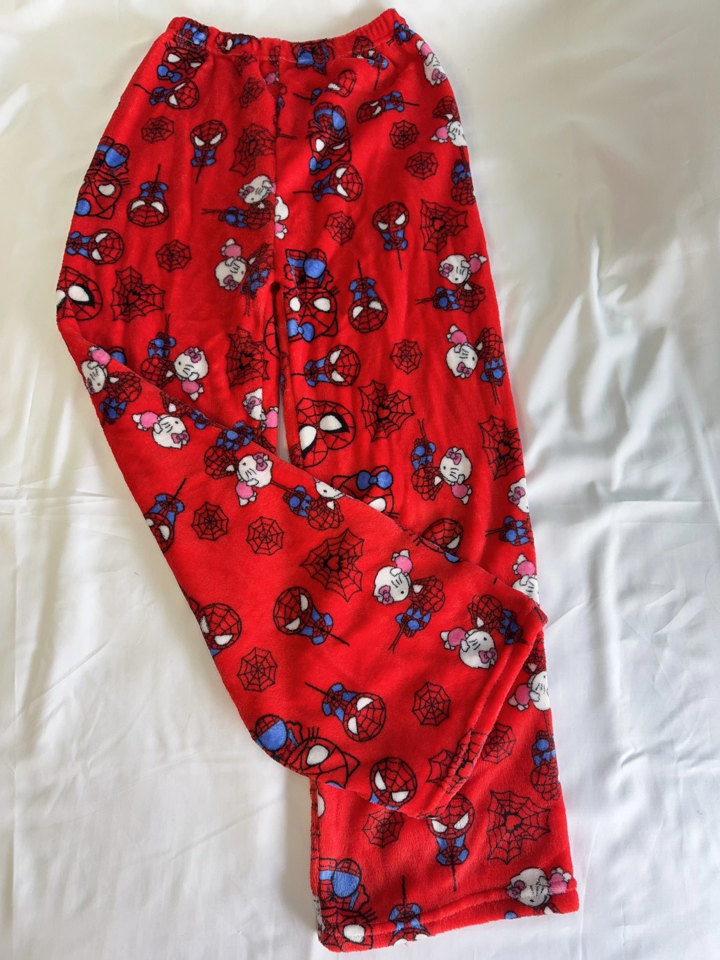 Anime Pajama Pants Y2K Flannel Cartoon Sleep Bottoms