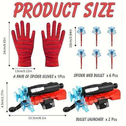 Spider Launcher Toy Web Shooting Wrist Launcher Set