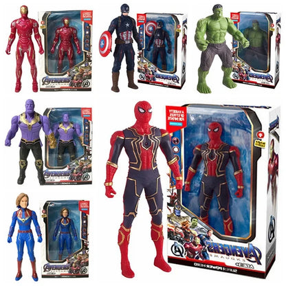 Superhero Action Figure 17cm Luminous Collectible Model Toy